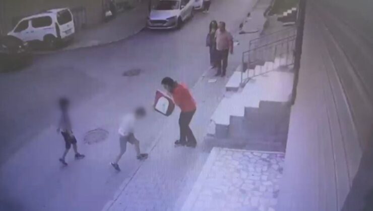 Küçükçekmece’de 1’i çocuk 2 kişinin yaralandığı silahlı kavga kamerada