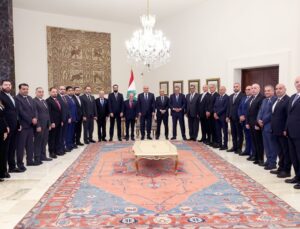 Lübnan Cumhurbaşkanı Avn, Suriyeli bakanlarla ekonomik bütünleşmeyi vurguladı