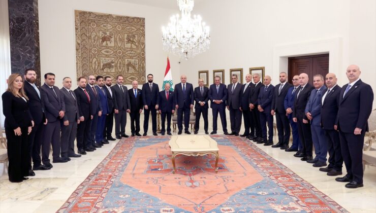 Lübnan Cumhurbaşkanı Avn, Suriyeli bakanlarla ekonomik bütünleşmeyi vurguladı