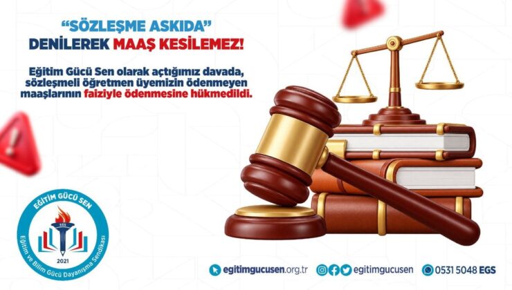 Mahkemeden Öğretmene Maaş Müjdesi: ‘Askıya Alma’ Hukuka Aykırı Bulundu