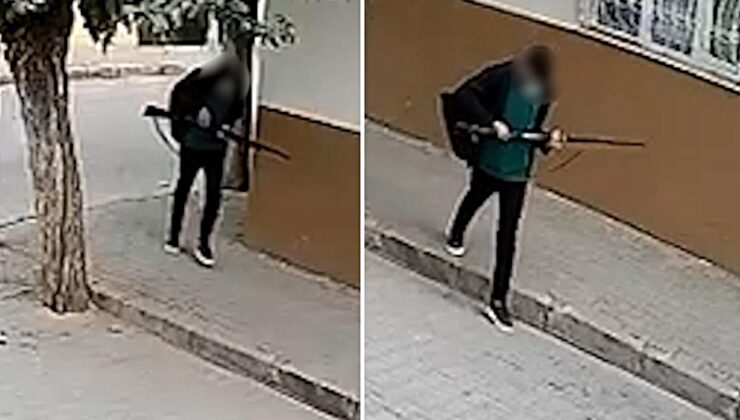 Manisa’daki okul saldırganının silahını doldurduğu anlar