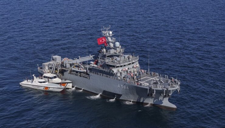 Marmara’da Batan Gemi 720 Metrede Bulundu, Arama Sürüyor