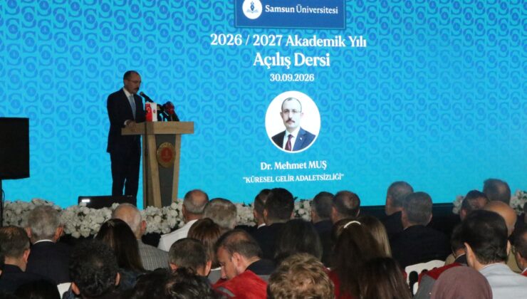 Mehmet Muş, SAMÜ’de gelir adaletsizliğini anlattı, fahri doktora aldı