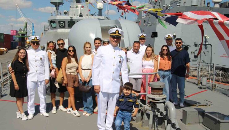 MSB, TCG Karataş personelinin Gazimağusa’da ailelerini ağırladığını duyurdu