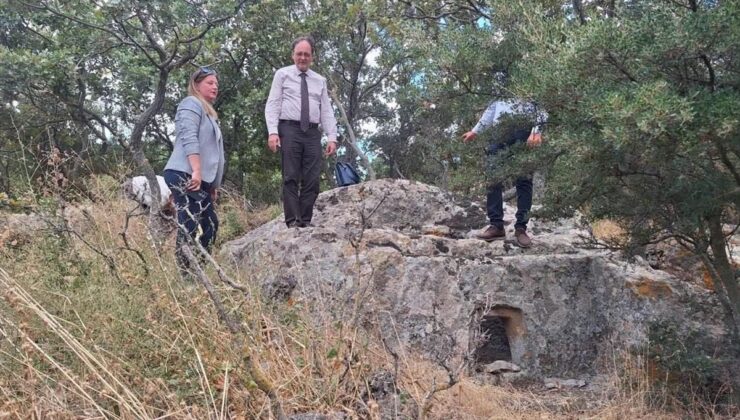 MSGSÜ Rektörü Açıkgözoğlu, Enez’deki yüzey araştırmasını inceledi