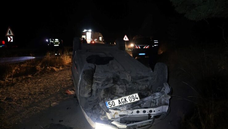Nevşehir’de Otomobil Devrildi: 5 Yaralı