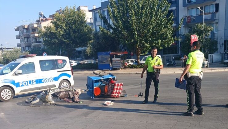 Ödemiş’te Motosiklet-Otomobil Çarpışması: 1 Yaralı