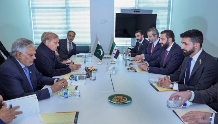 Pakistan Başbakanı Şerif, Suriye Cumhurbaşkanı Şara ile New York’ta görüştü