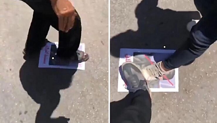 Suriye’de protestolar alevleniyor! Şara’nın fotoğrafını ezdiler