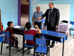 Taşova İlçe Milli Eğitim Müdürü Tümer, Sepetli ve Akınoğlu köy okullarını inceledi