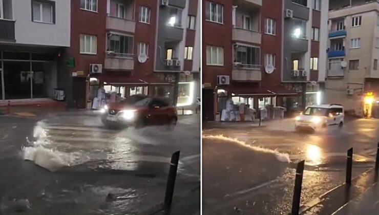 Trabzon’da şaşkına çeviren olay! Şiddetli yağmur kasisi yerinden söktü