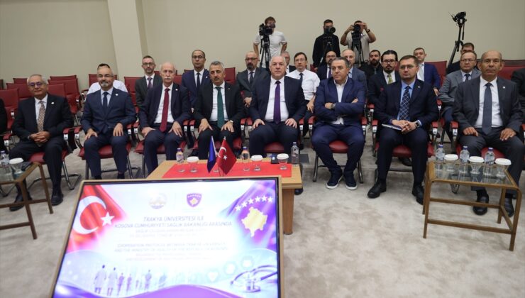 Trakya Üniversitesi ve Kosova Sağlık Bakanlığı 5 yıllık sağlık protokolü imzaladı