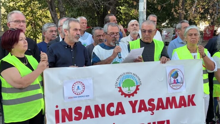 Tüm Emeklilerin Sendikası Muğla Şubesi seyyanen zam için eylem yaptı