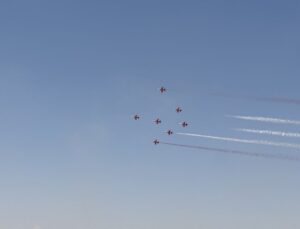 Türk Yıldızları, Afrika kıtasındaki ilk uçuşunu Mısır semalarında gerçekleştirdi