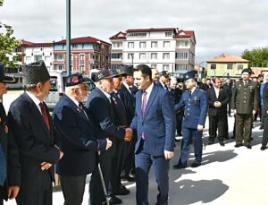 Yozgat Sorgun’da 19 Eylül Gaziler Günü için çelenk töreni düzenlendi