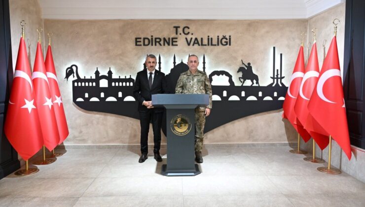 2. Kolordu Komutanı Kılınç’dan Edirne Valisi Sezer’e ziyaret