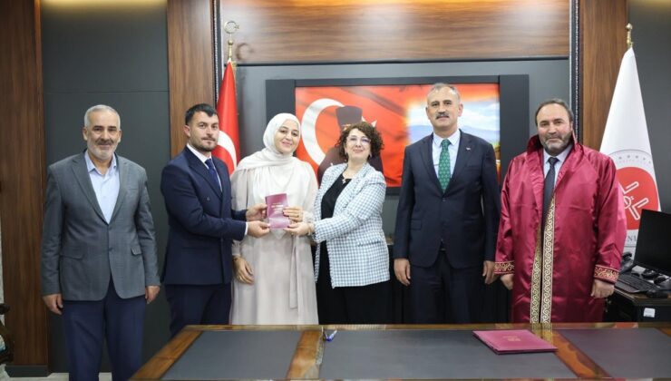 AA Ağrı muhabiri Abdullah Söylemez, Özlem Karakuş ile Ağrı’da dünya evine girdi