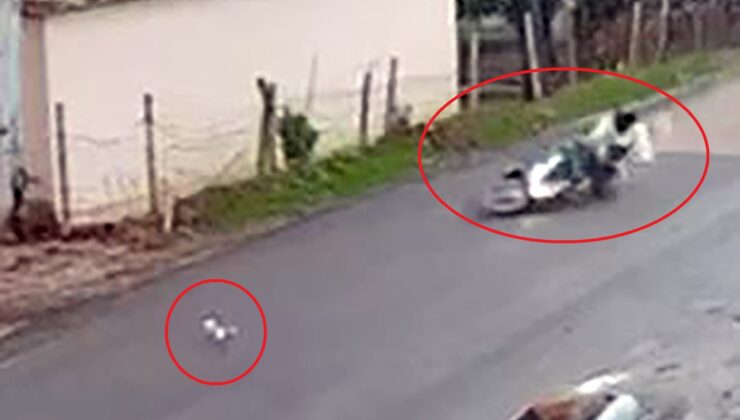 Adana’da kediye çarpmamak için manevra yapan sürücü motosikleti devrilince yaralandı