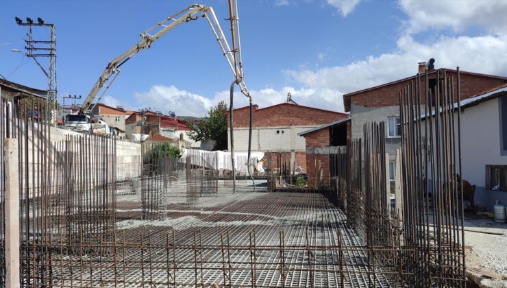 Adıyaman Çelikhan’da 500 kişilik Merkez Camisi’nin birinci kat temeli atıldı