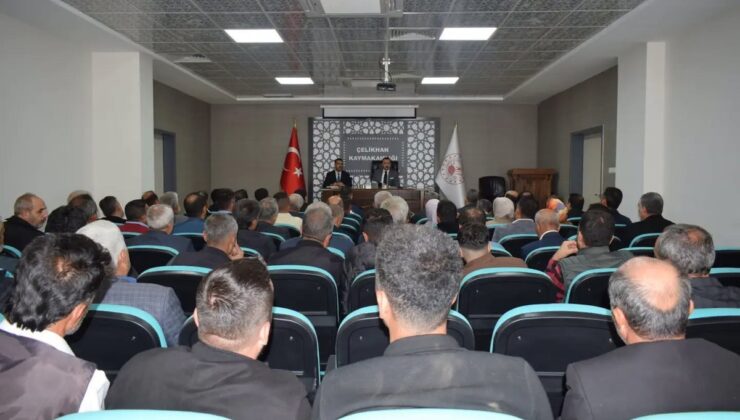 Adıyaman Çelikhan’da okul güvenliği toplantısı Kaymakam Pelvan başkanlığında yapıldı