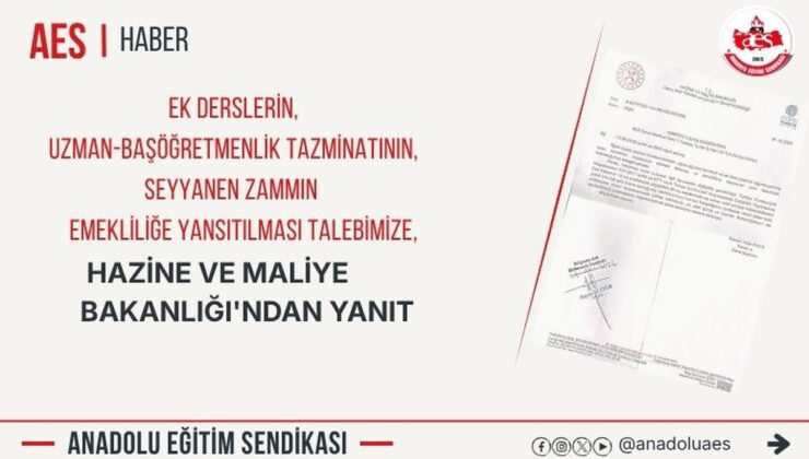 AES, emeklilik talebine Bakanlık yanıtının TBMM’yi işaret ettiğini açıkladı