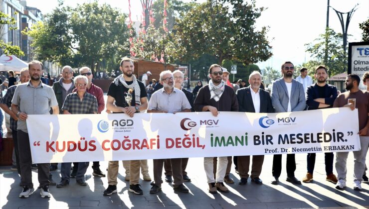 AGD Giresun Şubesi, Gazze saldırılarının 3. yılı için program düzenledi