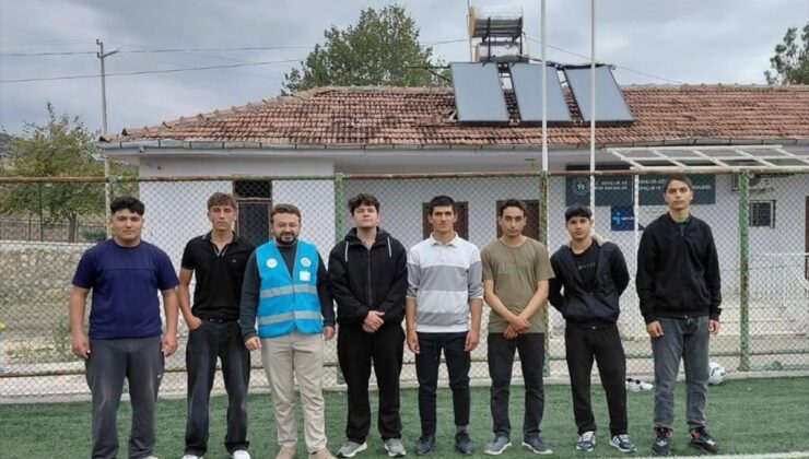 Amasya Göynücek’te liseli öğrenciler dostluk ve kardeşlik futbol maçında buluştu