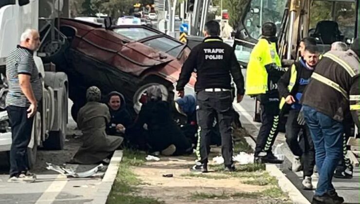 Ankara’nın Polatlı ilçesinde iki aracın çarpıştığı kazada 2’si ağır 5 kişi yaralandı