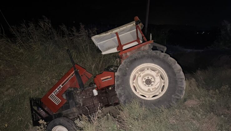 Aydın Söke’de çekici traktöre arkadan çarptı, sürücüler yaralandı