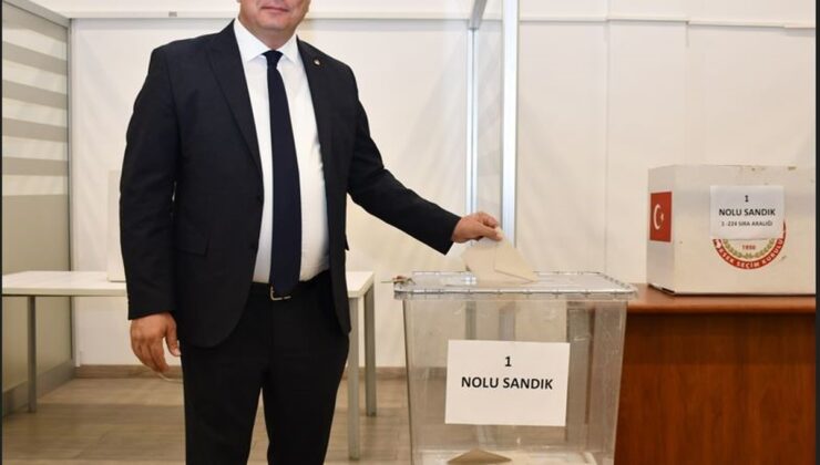 Aydın Ticaret Borsası seçiminde Başkan Çondur oyunu 1 nolu sandıkta kullandı