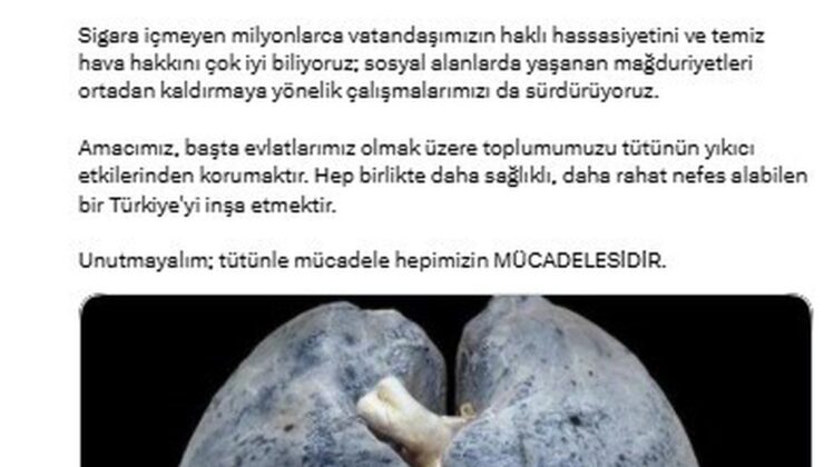 Bakan Memişoğlu, tütün satışında 18 yaş altına yaş doğrulaması yapacaklarını açıkladı