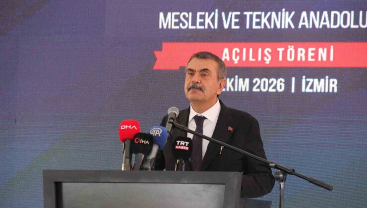 Bakan Tekin, derslik sayısının 2002’de 350 binden şu anda 750 bine ulaştığını söyledi