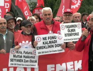 Bakırköy’de DİSK Genel Başkanı Çerkezoğlu, Halk TV kayyumuna tepki gösterdi