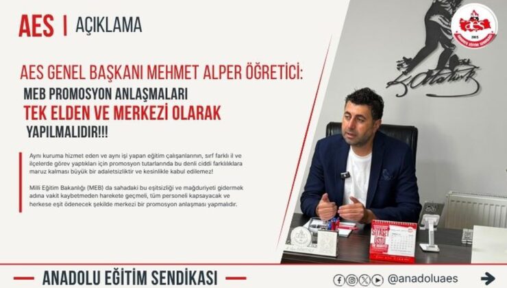 BASK ve Anadolu Eğitim Sendikası MEB’e seslendi, promosyon tek elden yönetilsin