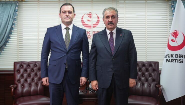BBP Genel Başkanı Destici, Kuzey Makedonya Devlet Bakanı Zeynula’ya teşekkür etti