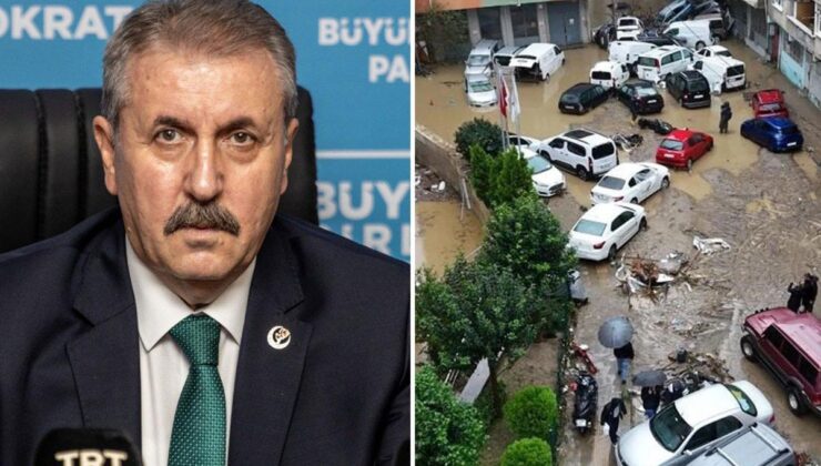 BBP lideri Mustafa Destici’den selde hayatını kaybedenler için başsağlığı mesajı