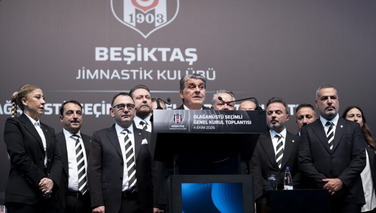 Beşiktaş Kulübünde Serdal Adalı’nın tek aday olduğu genel kurulda oy verme tamamlandı