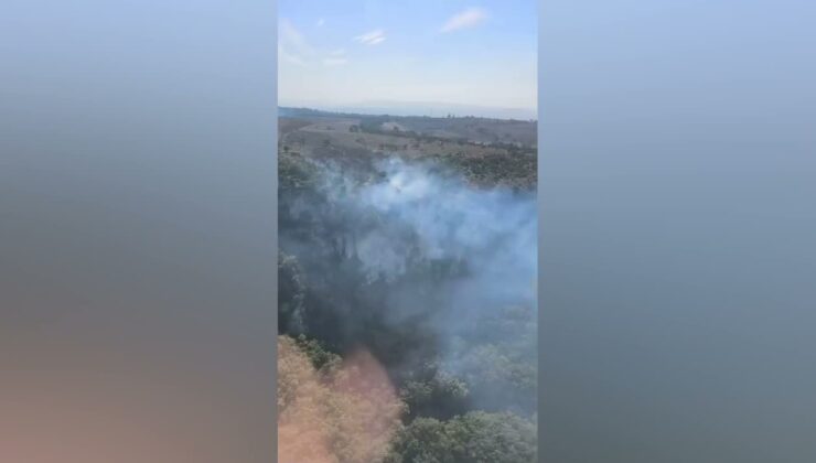 Bilecik’te örtü yangını yaklaşık 2 hektar alanı zarara uğrattı, kontrol altına alındı