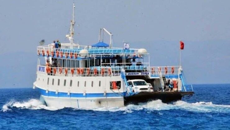 Bodrum’da Datça ve İstanköy feribot seferleri hava muhalefetiyle iptal edildi