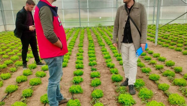 Bolvadin’de tarım öğrencilerinin uygulamalı eğitimini İlçe Tarım ekipleri inceledi