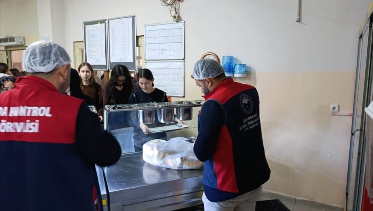 Çanakkale’de İl Tarım ve Orman ekipleri 11 yurtta gıda denetimi yaptı