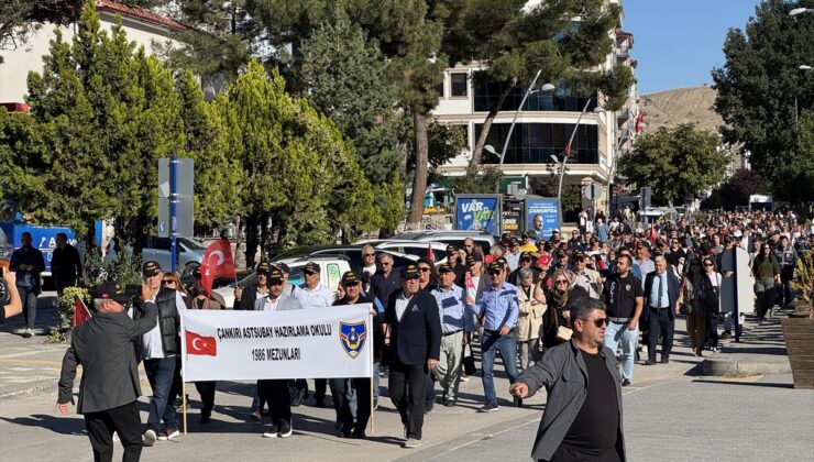 Çankırı Astsubay Hazırlama Okulu mezunları, 40. yılda yaklaşık 250 kişiyle buluştu
