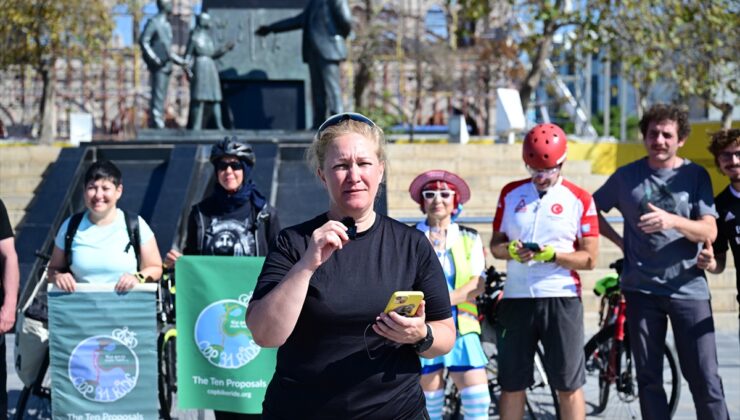 COP31 Bike Ride ekibi İstanbul’da 10 maddelik bisiklet talebini duyurdu