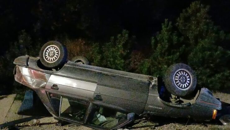 Çorum’da iki otomobilin çarpıştığı kazada 1 kişi öldü, 2 kişi yaralandı
