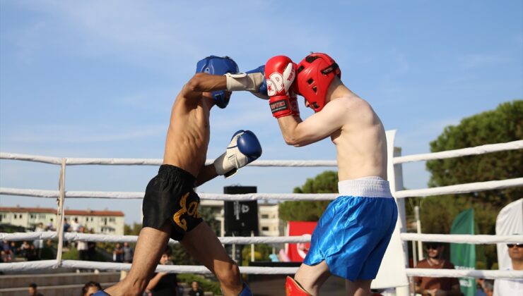 Denizli’de Yeşilay işbirliğiyle uyuşturucuya karşı kick boks galası düzenlendi