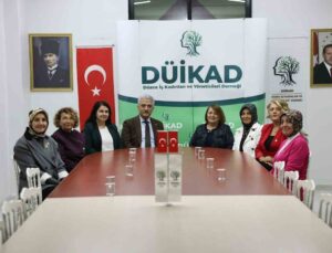 Düzce Valisi Mehmet Makas ve eşi, DÜİKAD yönetimiyle bir araya geldi