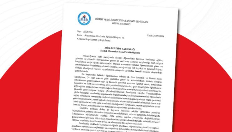Eğitim Gücü Sen’den MEB’e pansiyonlu okullar için personel ve ek ders talebi