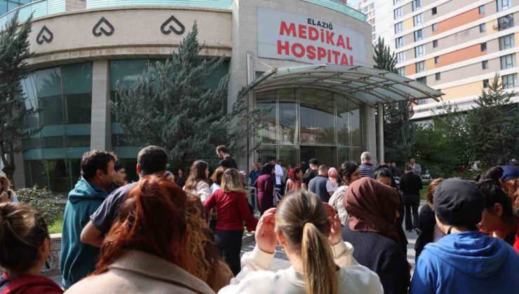 Elazığ Özel Medikal Hospital çalışanları maaş alamadıkları için protesto etti
