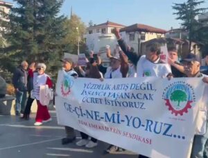 Emekliler Bozüyük’te yürüdü, sendika sermayeye kaynak aktarıldığını söyledi