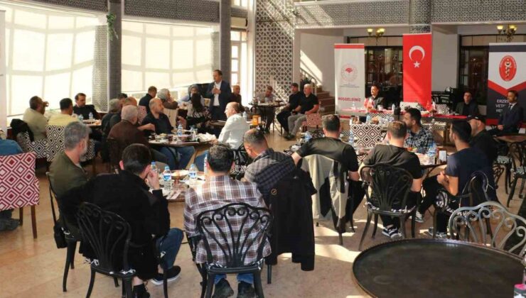 Erzincan’da veteriner hekimler değişen talimatlar konusunda bilgilendirildi